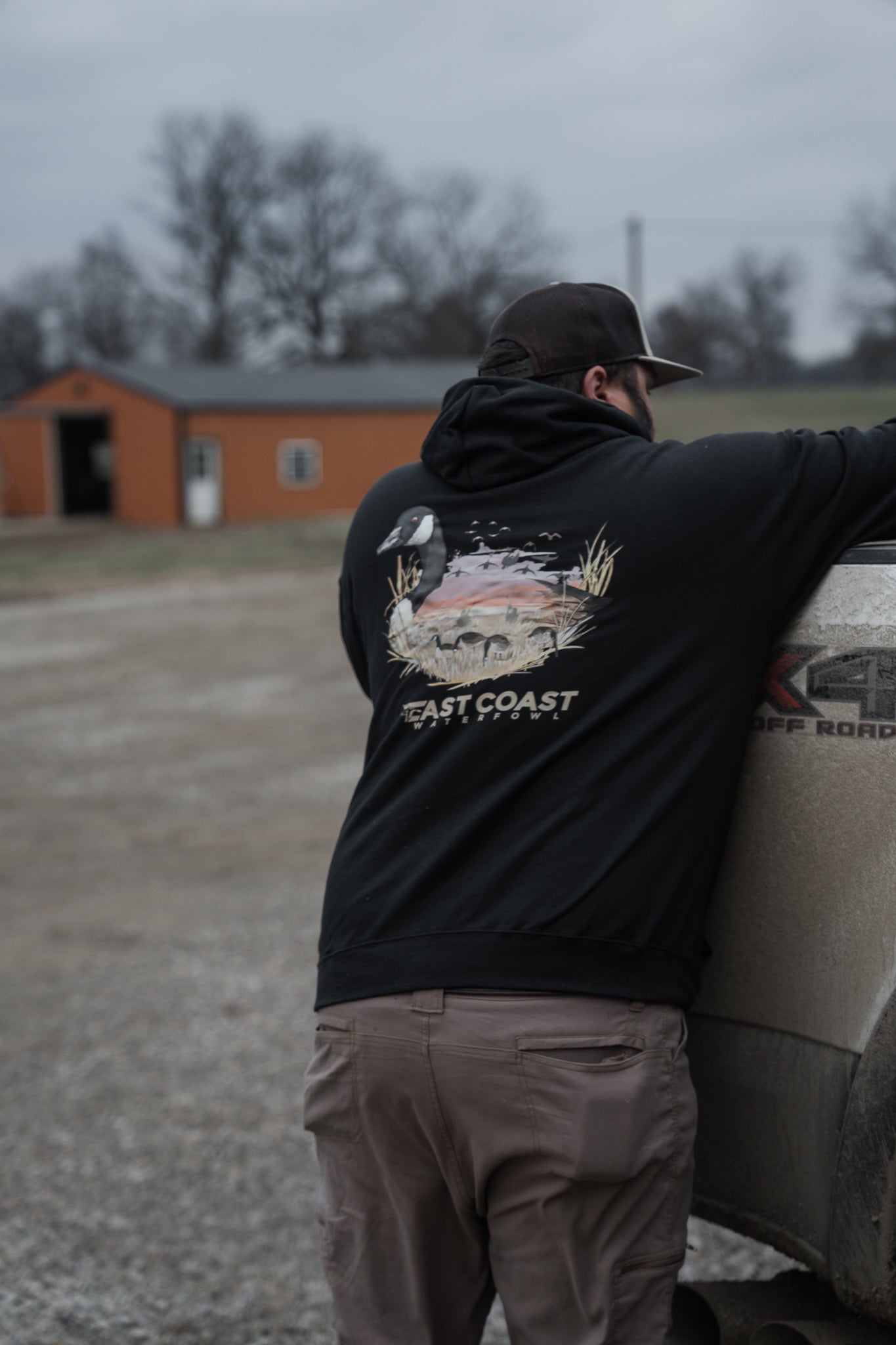 Scenic Goose Throw back Hoodie