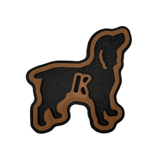 Boykin Outline Turtle Box Foam Sticker