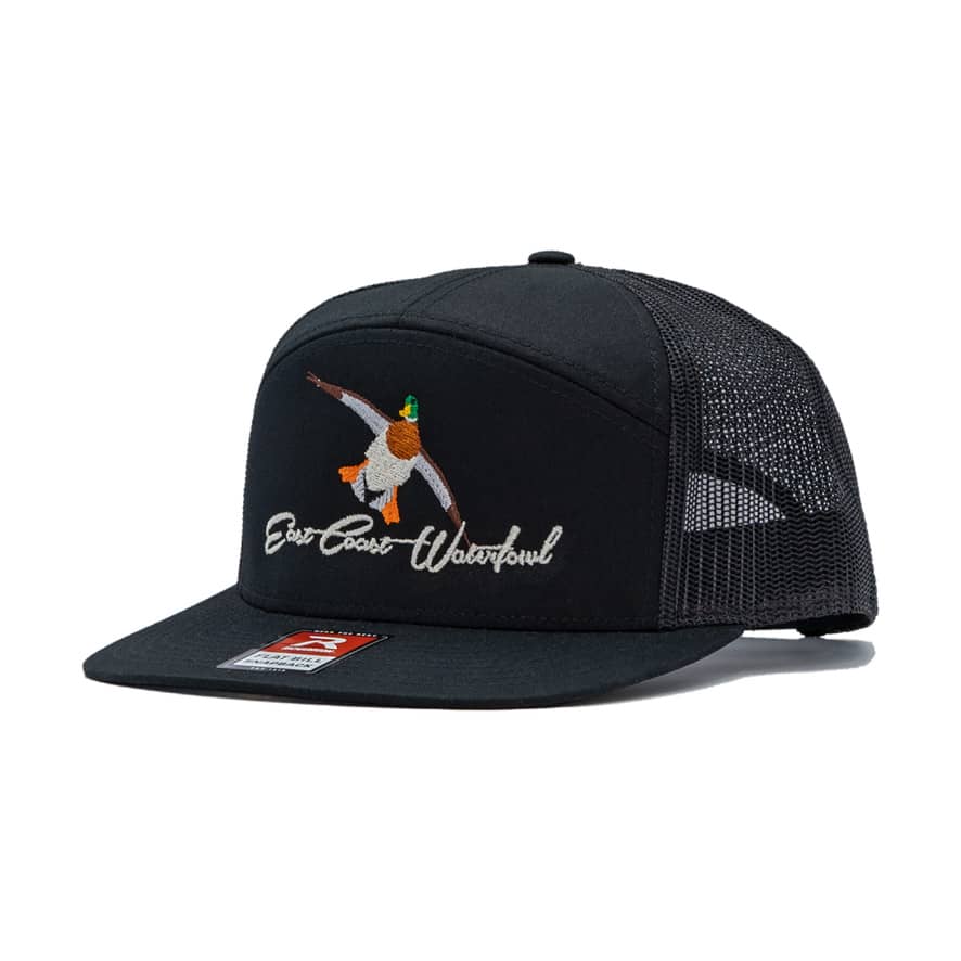 Embroidered Mallard Logo 7 Panel Hat