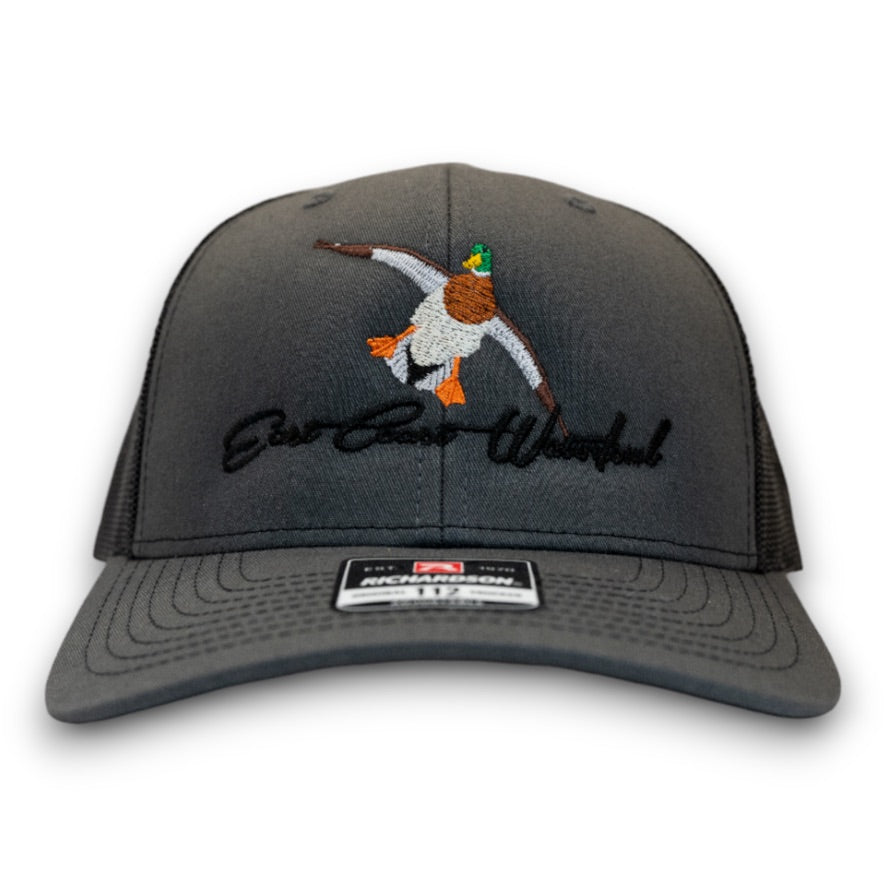 Embroidered Mallard Snapback Hats