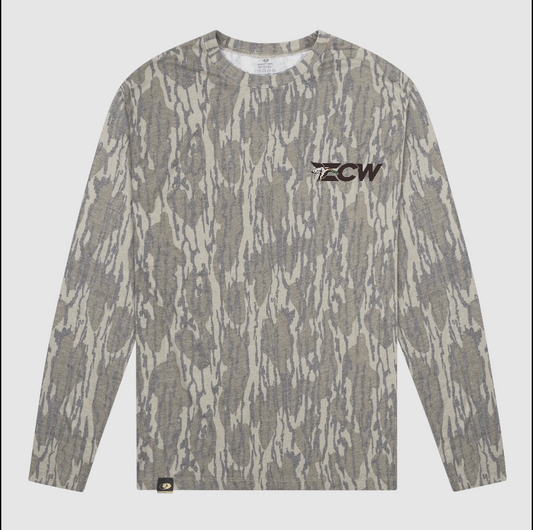 Swimming Lab Long Sleeve Bottomland Camo T-Shirt