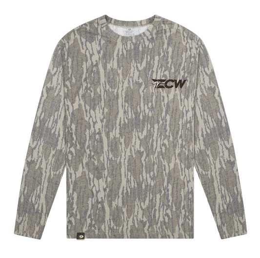 Swimming Lab Long Sleeve Bottomland Camo T-Shirt