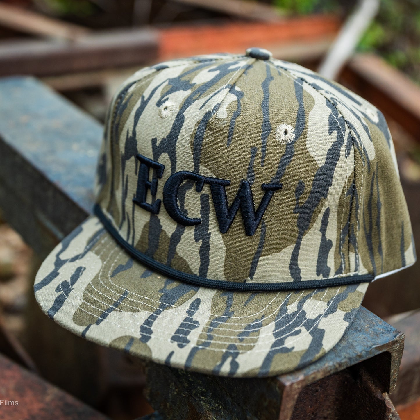 Embroidered ECW Puff Youth Hat