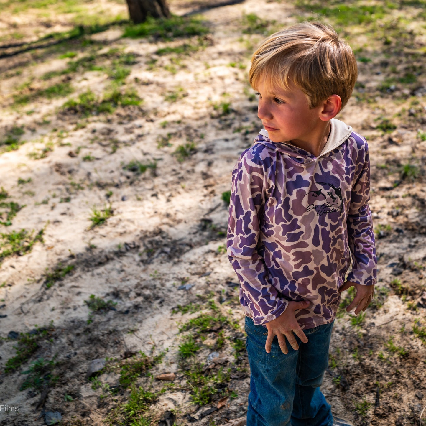 Old School Camo Long Sleeve Youth/Toddler T-Shirt