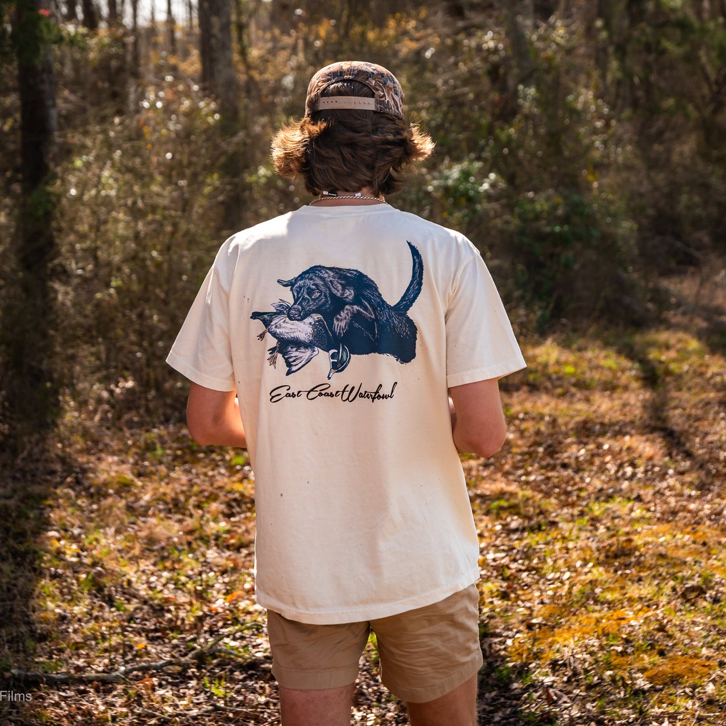 Leaping Lab Duck Dog T-shirt