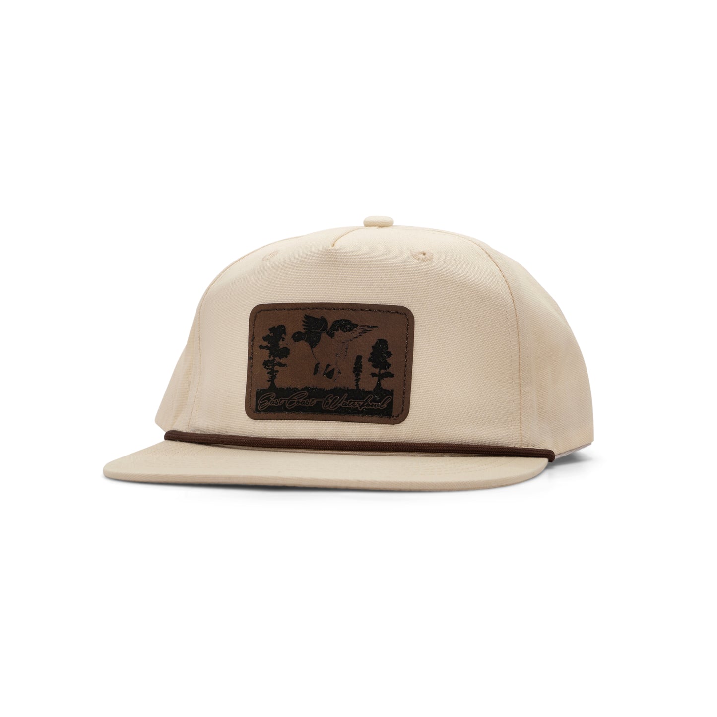 Leather Mallard Cream Rope Hat