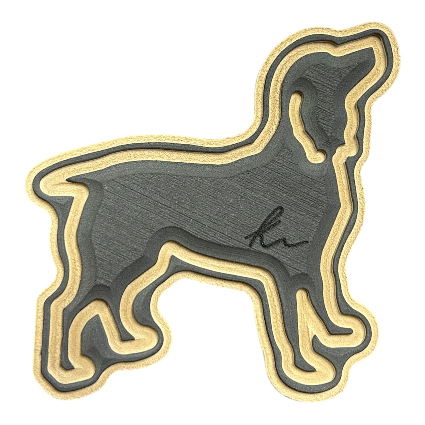 Boykin Outline Turtle Box Foam Sticker