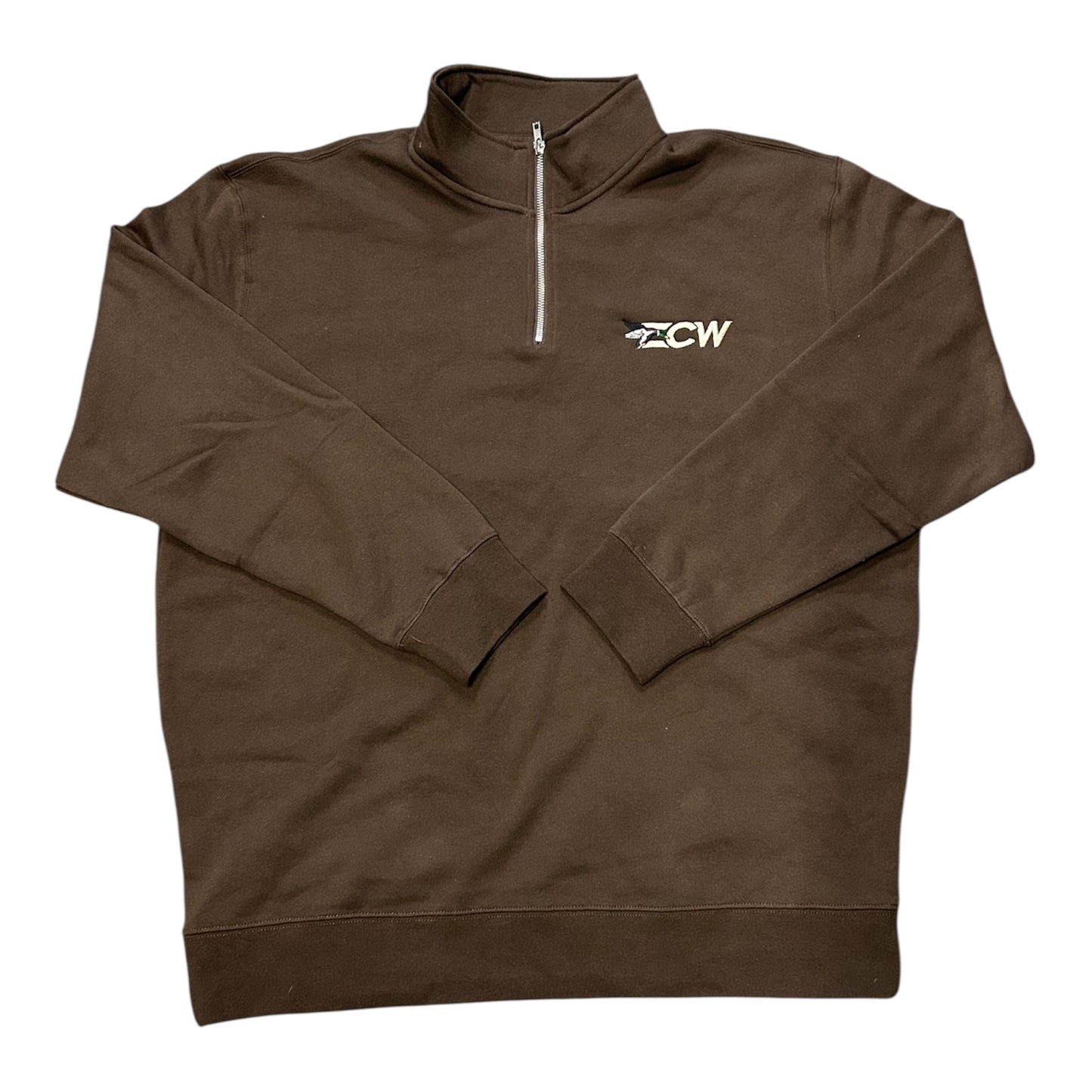 Embroidered ECW 2.0 Logo Script Quarter Zip