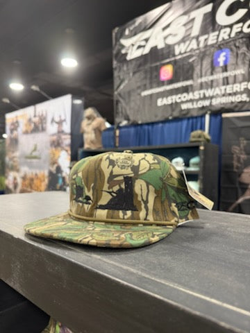 Turkey Hunt Scene Embroidered Hat