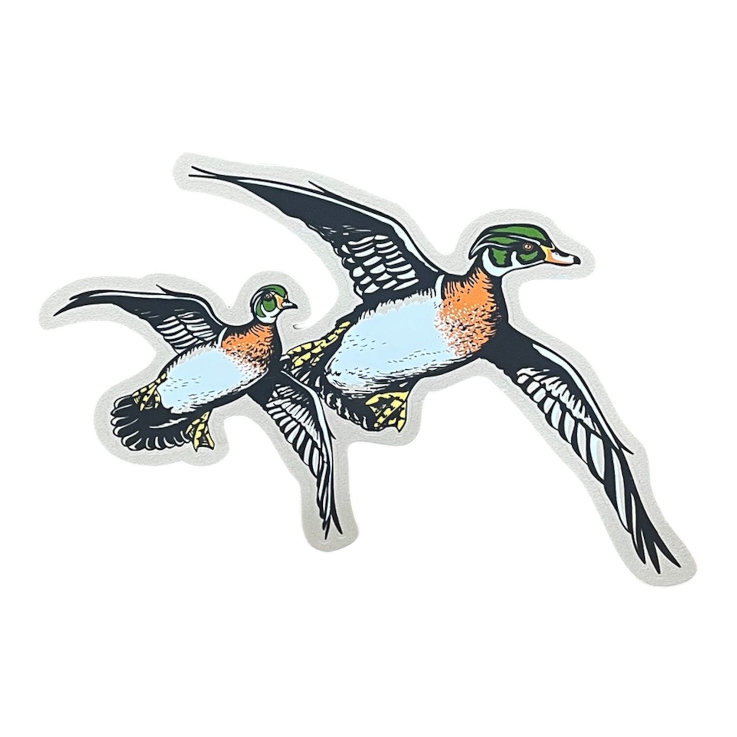 Banking Wood Duck Decal