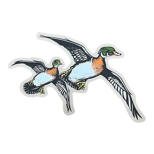 Banking Wood Duck Decal