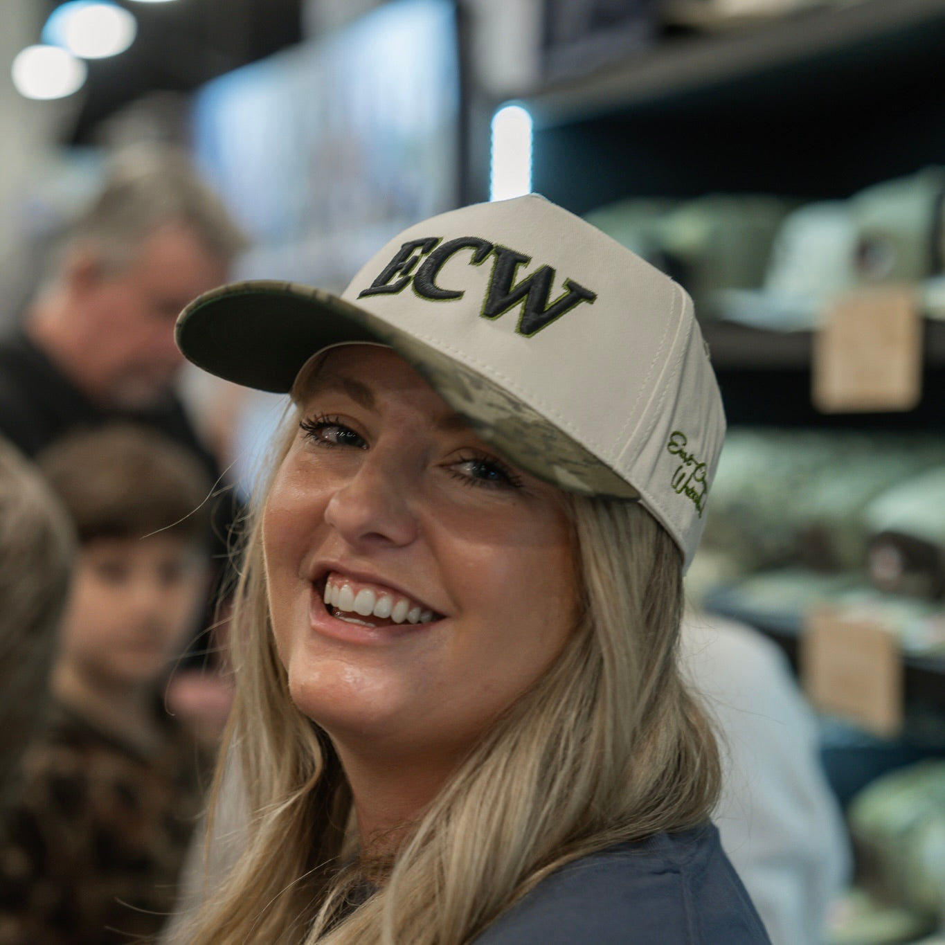 Embroidered ECW Puff Logo 5 Panel