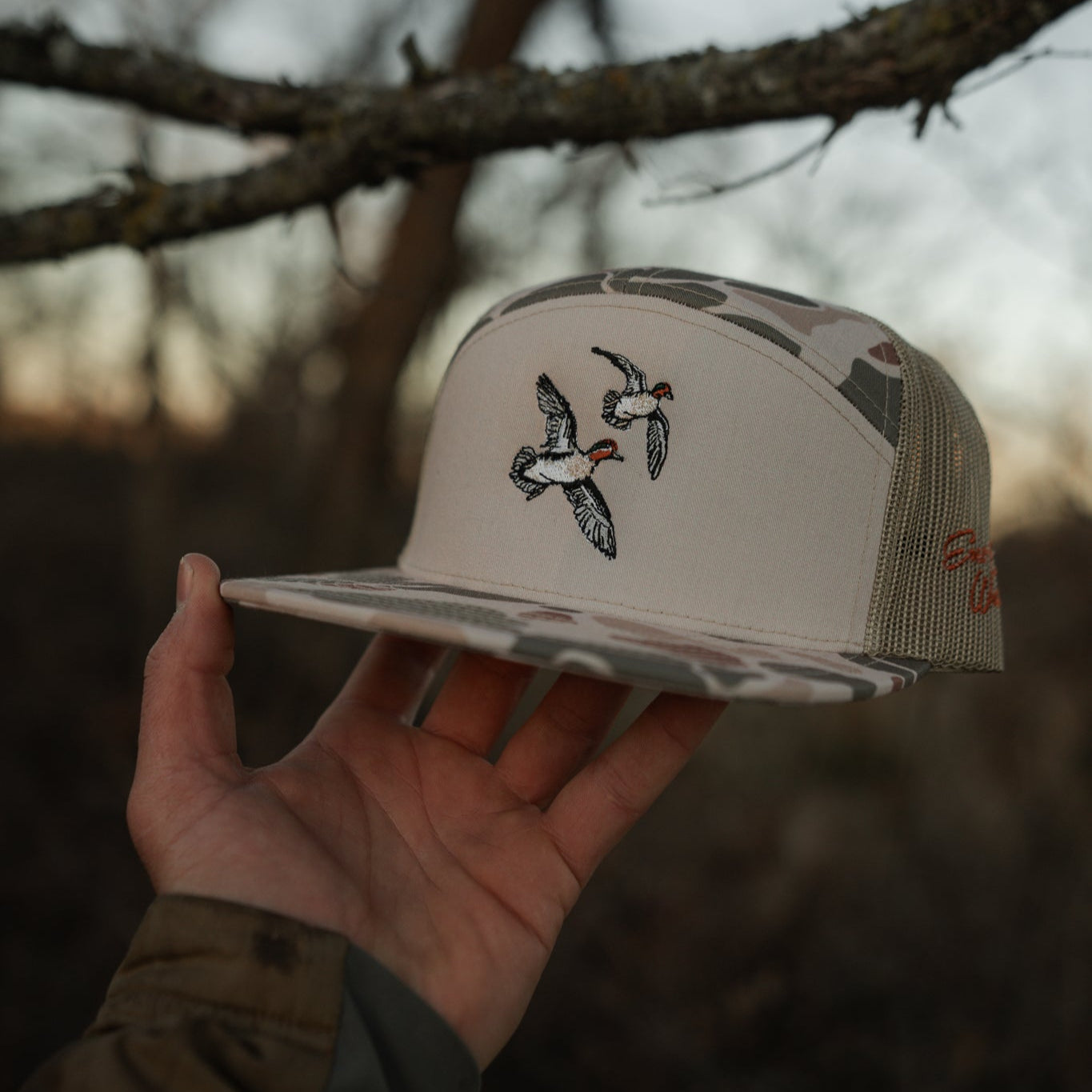 Banking Teal Embroidered Hats
