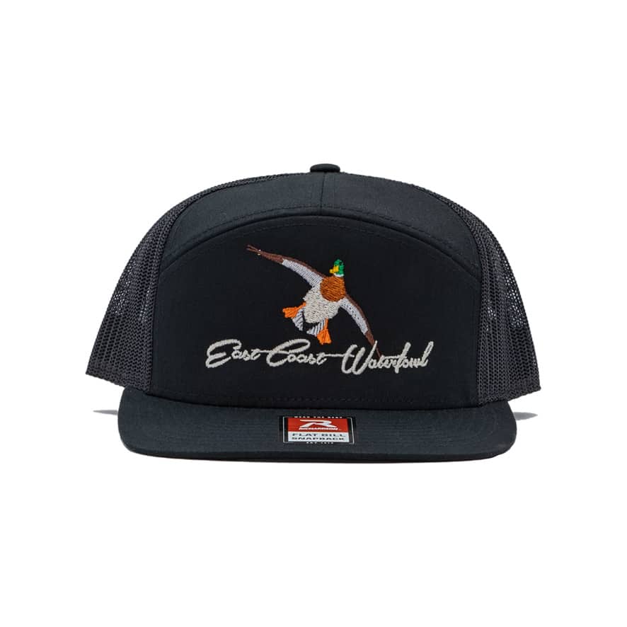 Embroidered Mallard Logo 7 Panel Hat