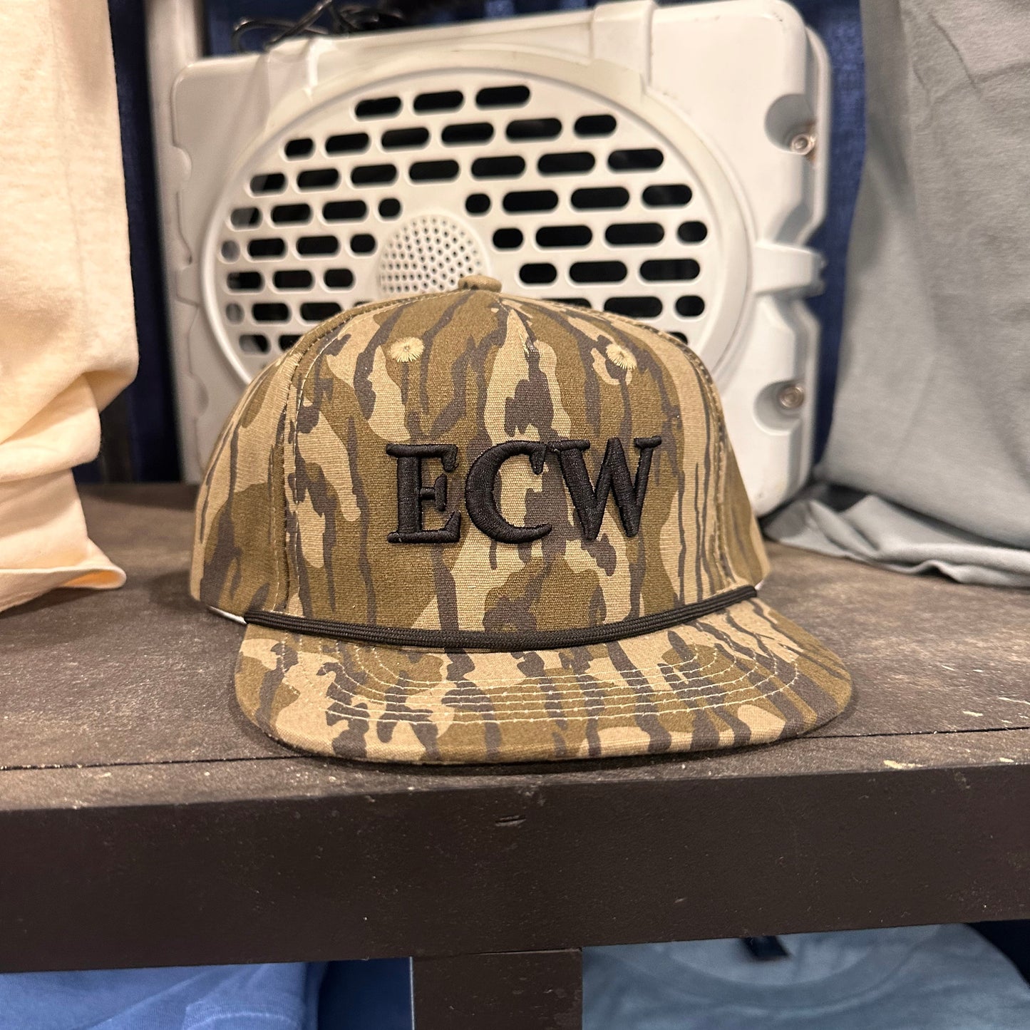 Embroidered ECW Puff Youth Hat