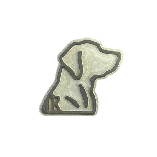 Lab Head Outline Turtle Box Foam Sticker