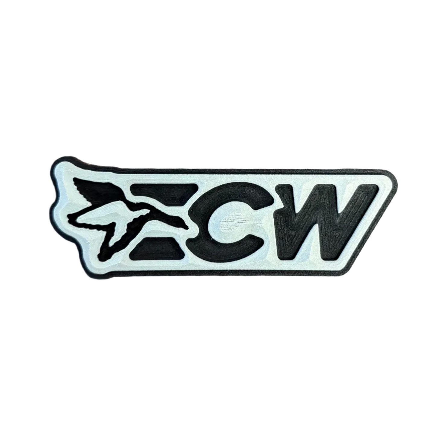 ECW Logo Turtle Box Foam Sticker