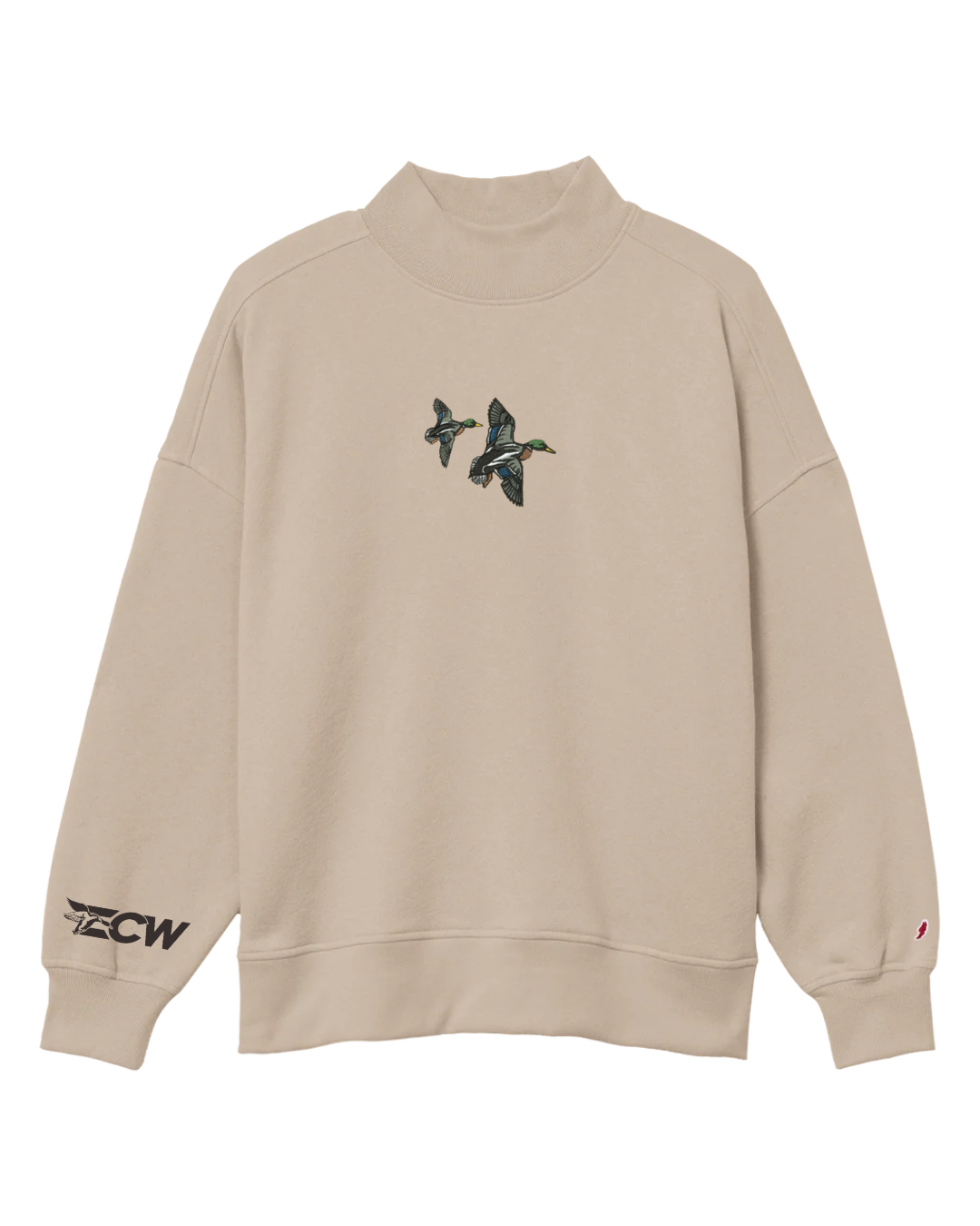 BACKORDER Ladies Banking Mallard Mockneck