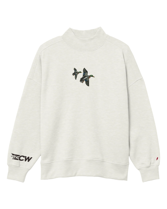 BACKORDER Ladies Banking Mallard Mockneck