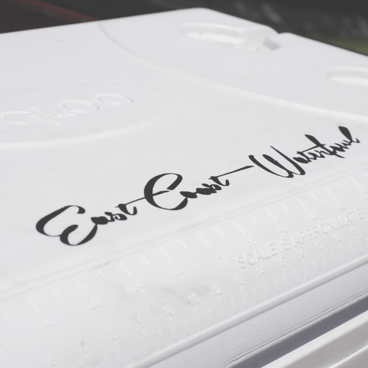 15" ECW Script Decal