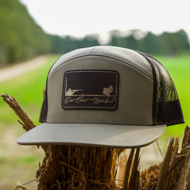 His Last Steps Leather Turkey Patch Hats