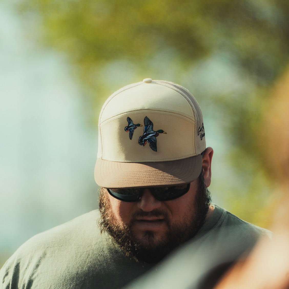 Bankin Mallard Embroidered 7 Panel Hat