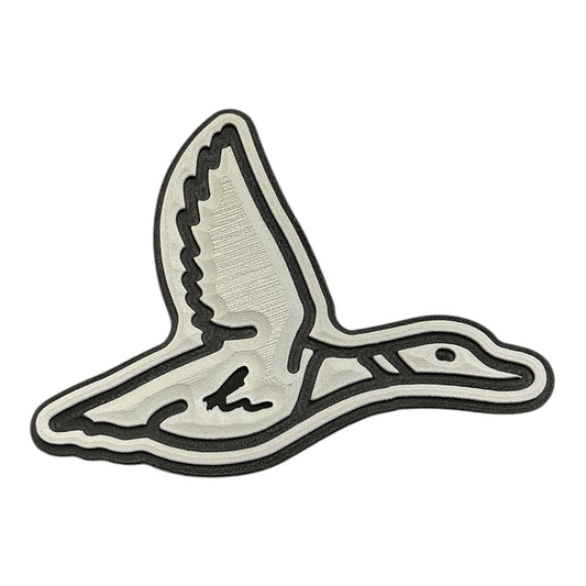 Flying Duck Outline Turtle Box Foam Sticker