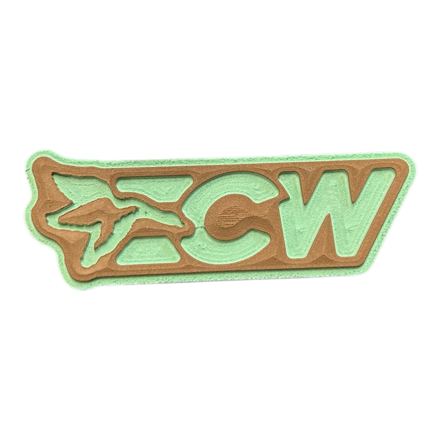 ECW 2.0 Logo Turtle Box Sticker