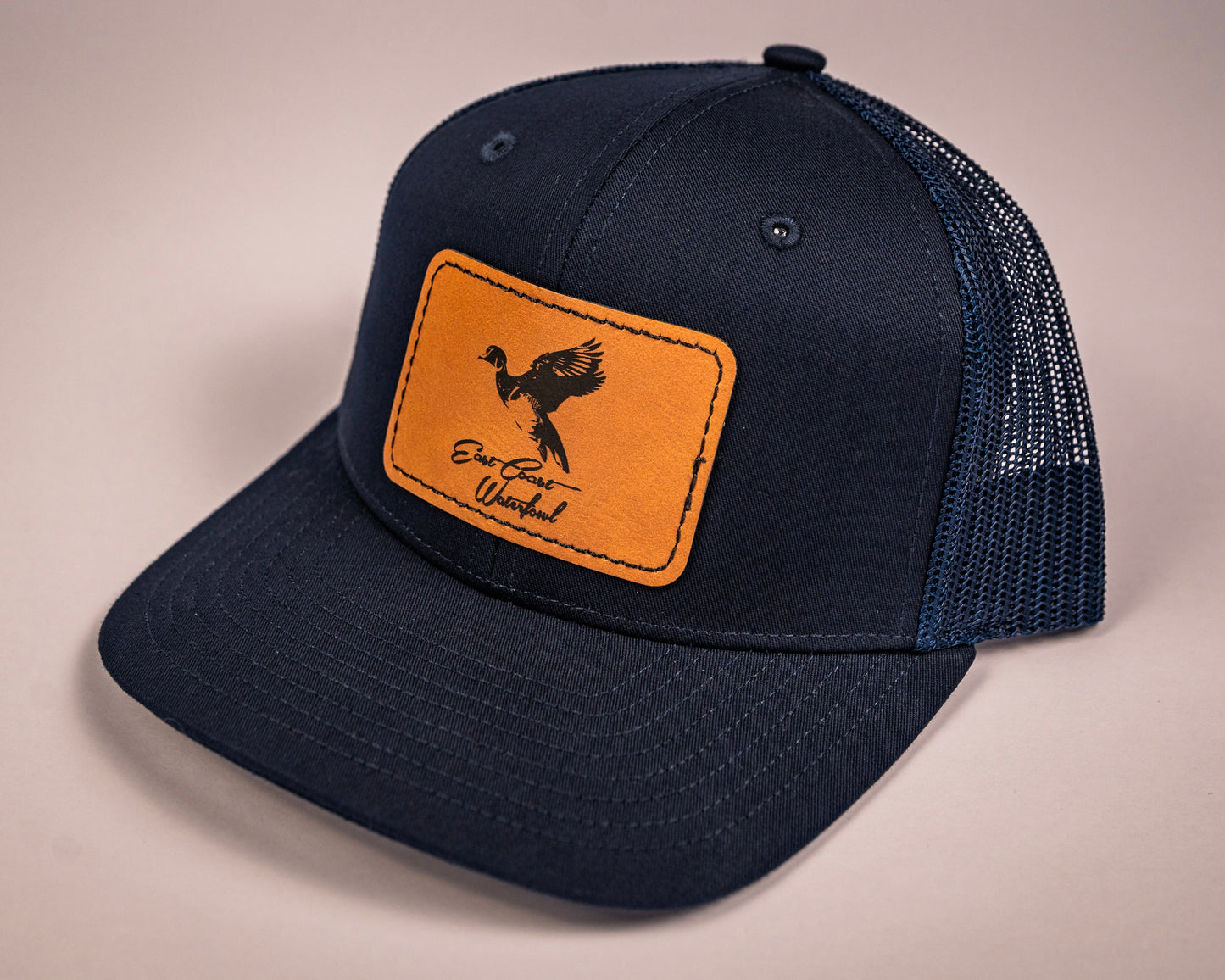 Leather Woodie Youth Patch Hat