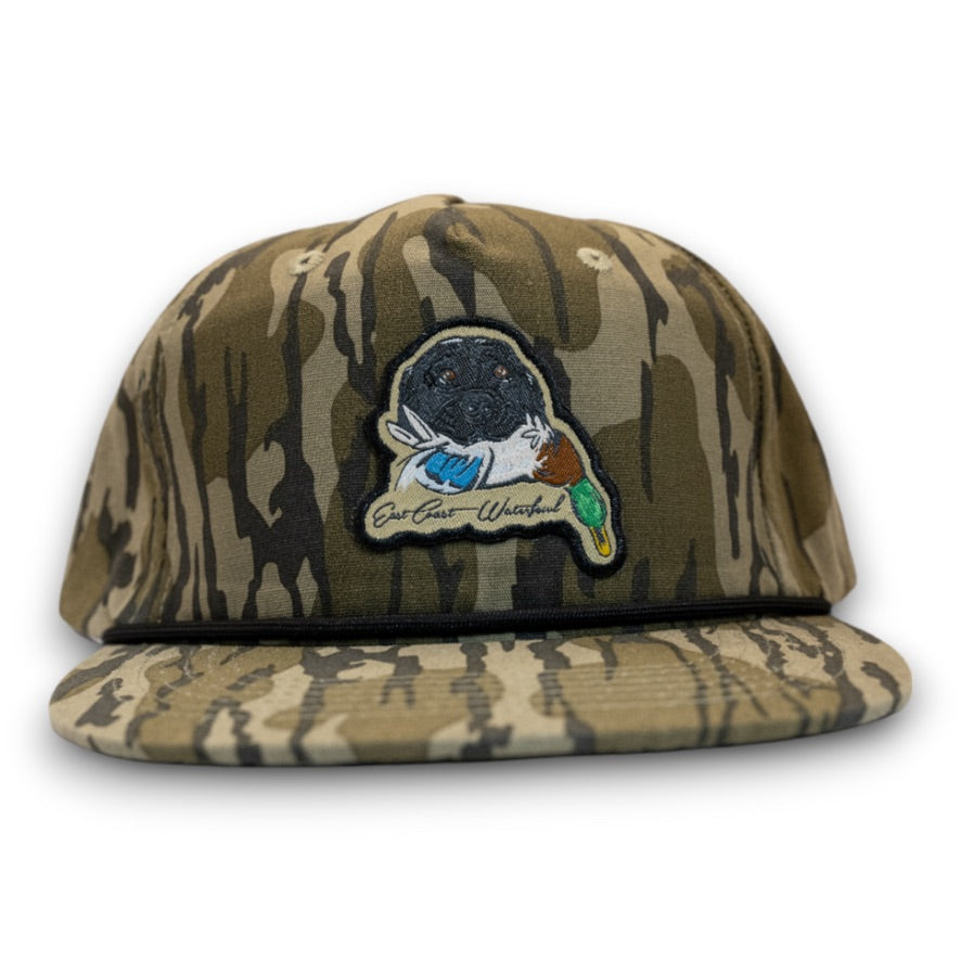 Bottomland Black Lab Rope Snapback