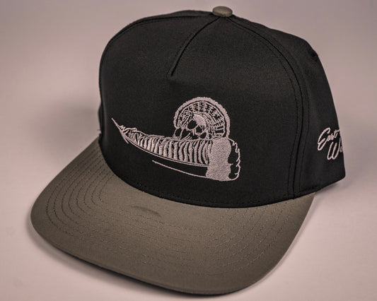 Strutting Turkey Feather Logo Hat