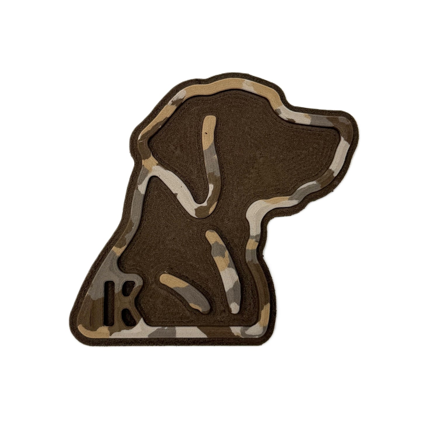 Lab Head Outline Turtle Box Foam Sticker