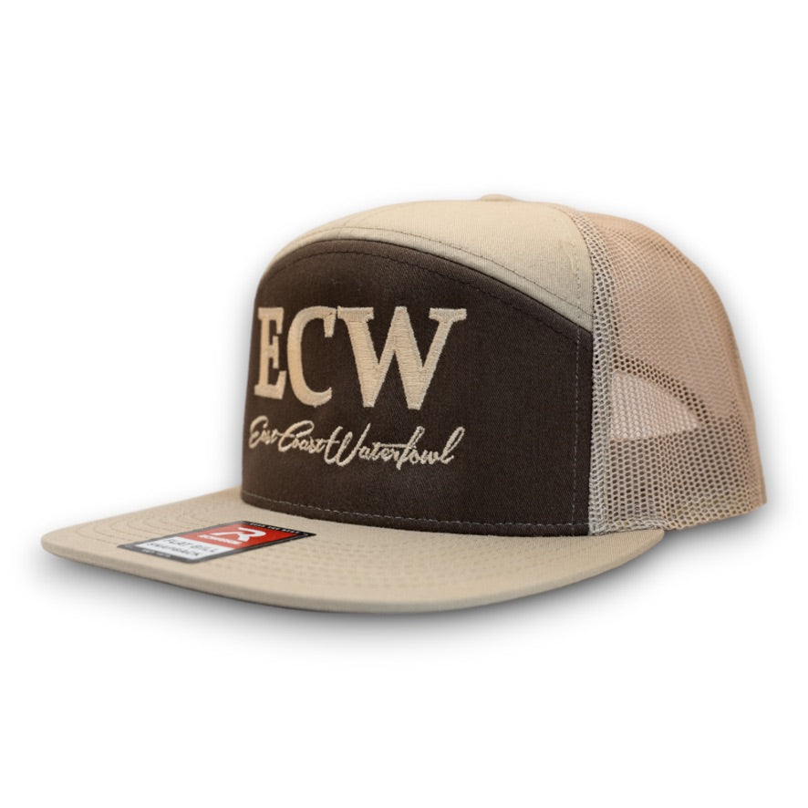 Embroidered ECW Logo - 7 Panel