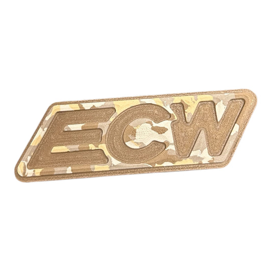 ECW Script Turtle Box Sticker
