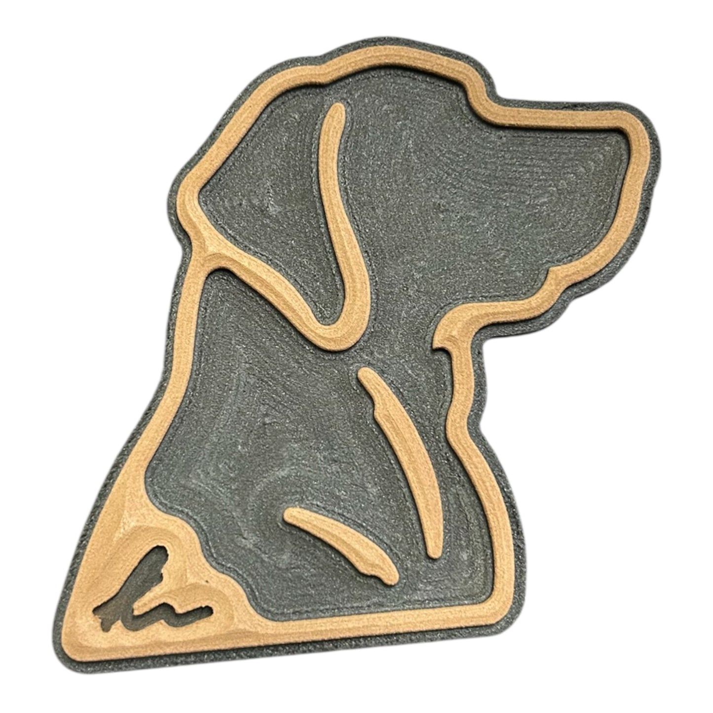 Lab Head Outline Turtle Box Foam Sticker