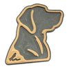 Lab Head Outline Turtle Box Foam Sticker