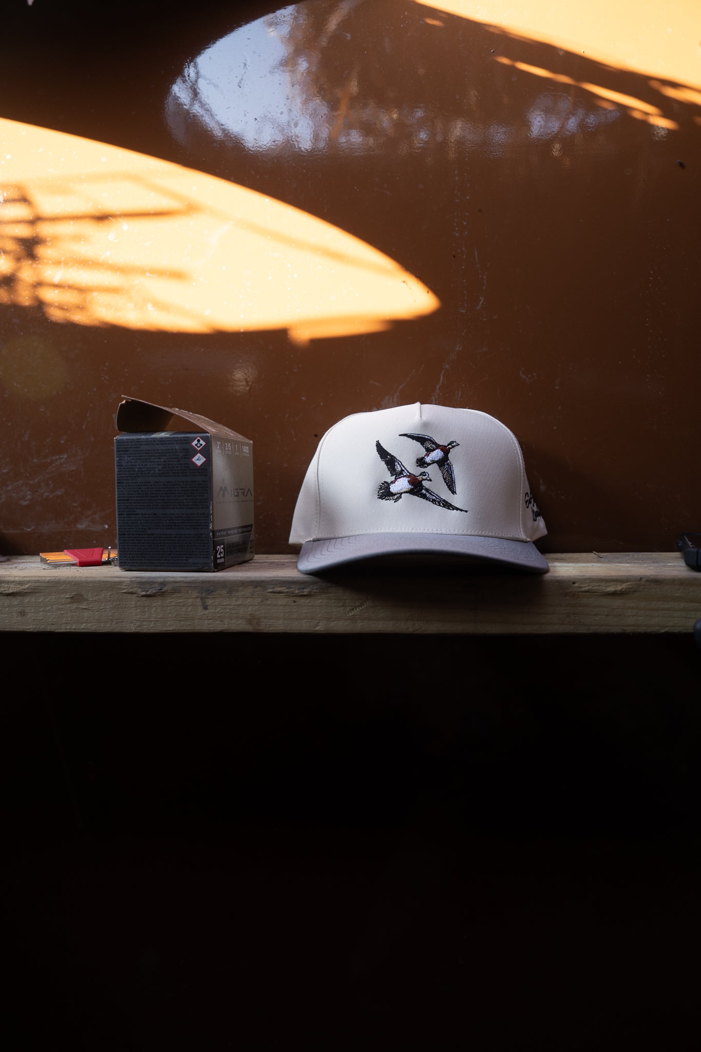 Banking Wigeon Embroidered Hats