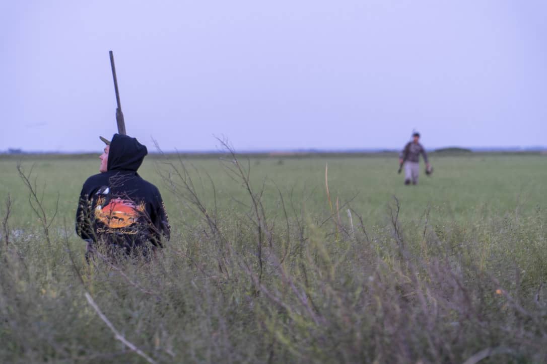 Black Scenic Goose Hoodie