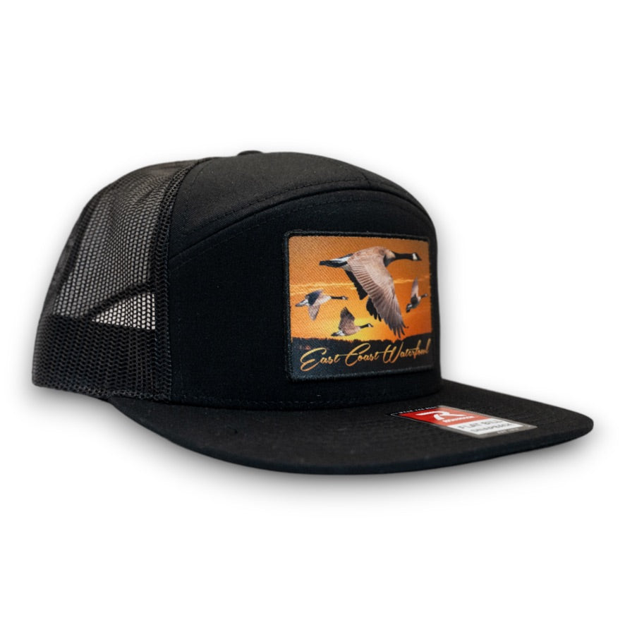 Scenic Goose Patch 7 Panel Hat