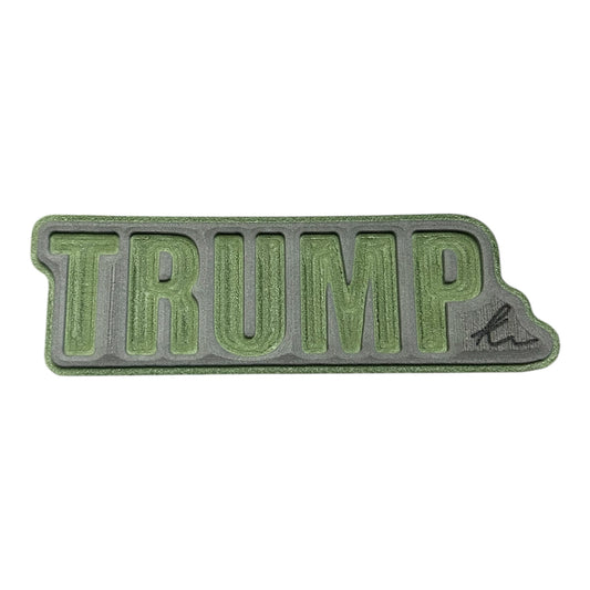 Trump Outline Turtle Box Foam Sticker