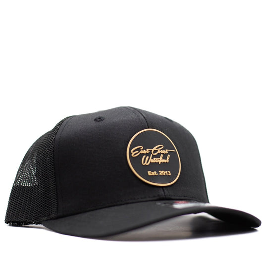 All Black Youth PVC Patch Hat