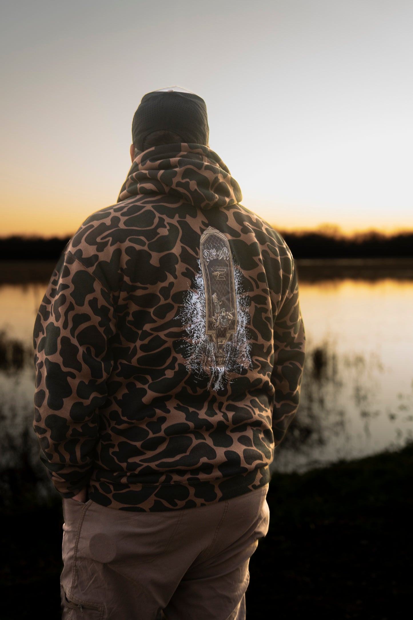 ECW 2.0 Duck Boat Old School Camo Hoodie
