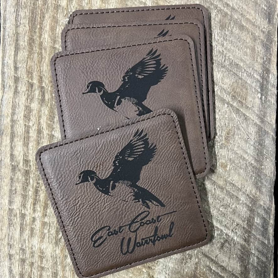 Wood Duck Logo Coasters (4 Pack)