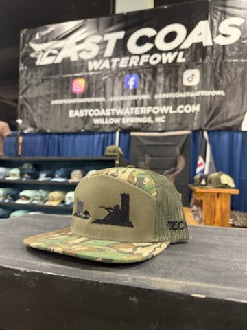 Turkey Hunt Scene Embroidered Hat