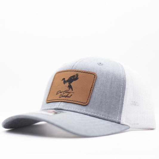 Leather Woodie Youth Patch Hat