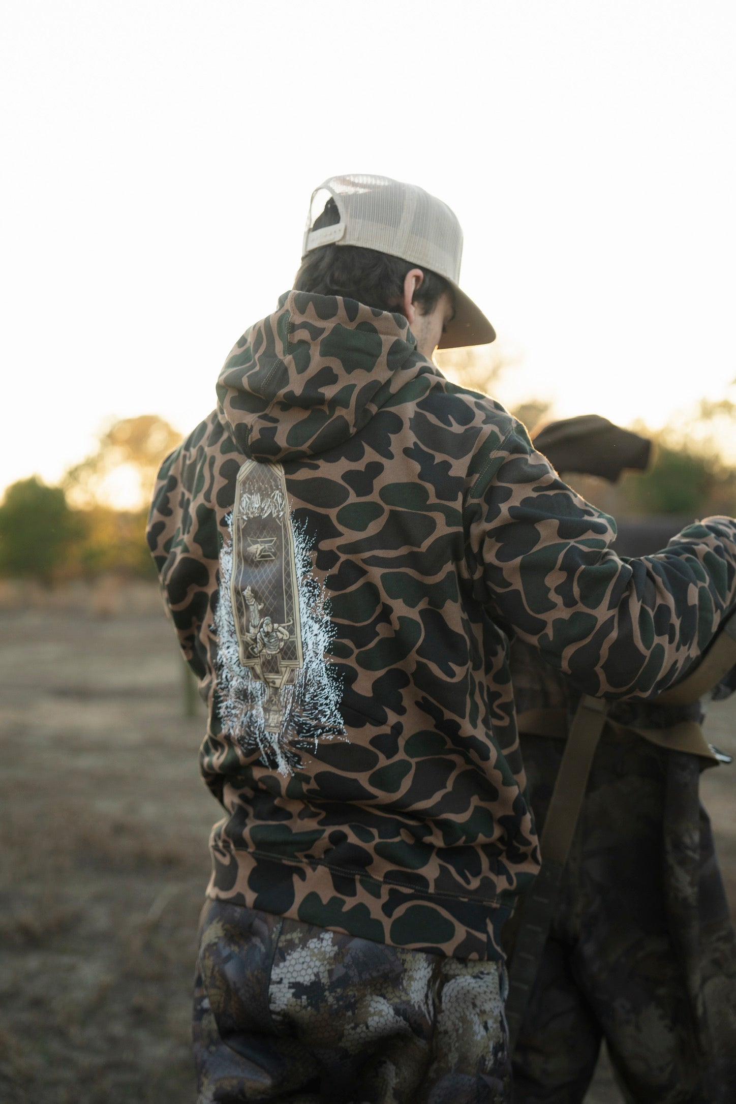 ECW 2.0 Duck Boat Old School Camo Hoodie