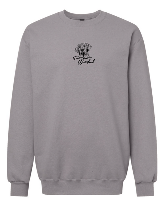 Black Lab Embroidered Crewneck