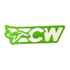 ECW 2.0 Logo Turtle Box Sticker
