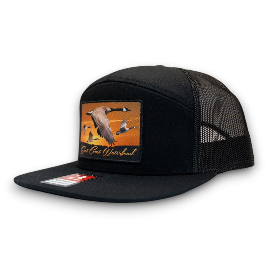 Scenic Goose Patch 7 Panel Hat