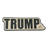 Trump Outline Turtle Box Foam Sticker